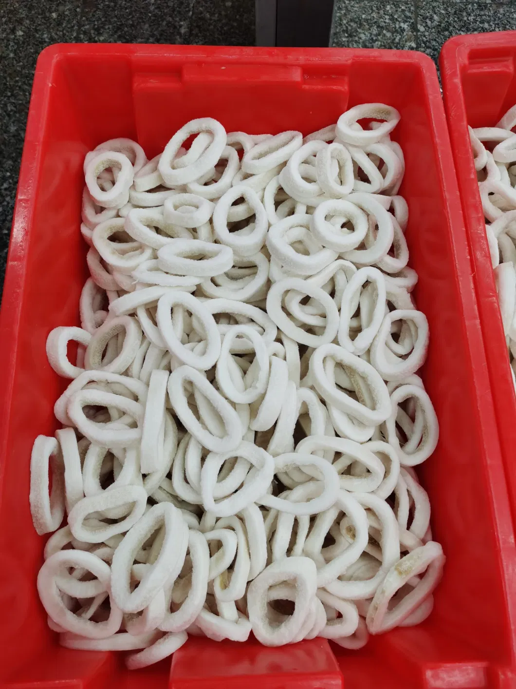Frozen IQF Customized Seafood Squid/Calamari Pota Ring 3-8cm