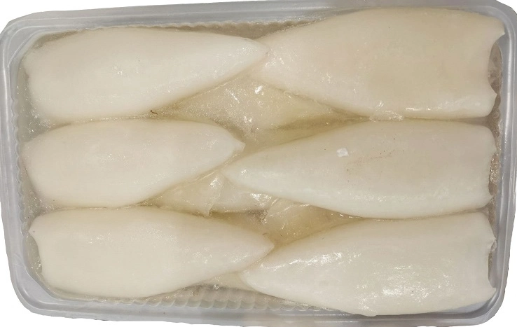 Hot Selling Frozen Squid with Vetetable String High Quality Health Seafood Lllex Giant Squid Product